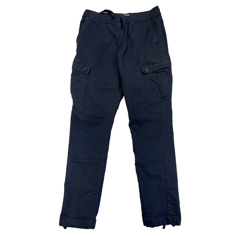 Max Men's 34 Pull‎ On Navy Blue Cargo Joggers Utility Athleisure Gorpcore Urban